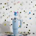 2 x 5 Pack Silicone Straw Toppers for Stanley Cup 40 30 oz, Reusable Dust-Proof Straw Cover Cap, Straw Accessories for Water Tumbler (Cute)