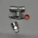 Pressure Washer Ball Valve, High Pressure Shut Off Valve for Power Washer Hose, 5000 PSI, Stainless Steel, 3/8" Quick Connect