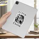 6 x (2PCS Black and White) Stand for The Flag Kneel for The Cross Sticker 5 inch, stickers for trucks, window stickers for trucks, religious car decals, Waterproof Vinyl Decals For Cars, Laptops, Tumblers