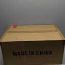 RIZZARI Stainless Steel Cat Box: Beige Leak-Proof Large Enclosed Litter Pan Indoor Odorless Tray for Multiple Cats - Teflon Non-Stick Coating - for Cats Under 20 lbs - Ideal for Laundry Room Balcony