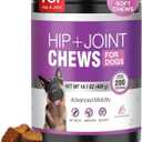 Joint Supplement for Dogs 200 ct, Glucosamine Chondroitin MSM for All Dogs EXP: 05/13/2028