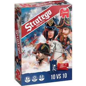 Stratego - Quick Battle, Strategy Board Game, Quick Play, Travel Version, 10v10 Piece, 2 Players, Age 8+