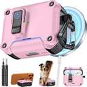 Inesore Compatible with AirPods Pro 3 Generation Case,Secure Lock & Phone Stand Design,Compatible with MagSafe,Automatic Snap Switch Secure Cover for New AirPods Pro 3rd (2025)-Pink
