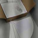 VIMBER Corner Shelf, 5-Tier Corner Bookshelf, Industrial Corner Ladder Shelf, Modern Display Shelf for Living Room, Bedroom, Kitchen, Home Office, White UJSJ001W