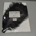 Shekyeon Black 10-12inch 25-30cm Ostrich Feather Home Decoration DIY Craft Pack of 10