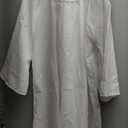Toulite White Matte Choir Robes Adults Religious Angel Costume for Priest Pope Surplice Baptism Wedding Church, 34"