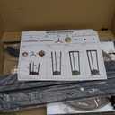 YIZAIJIA Plant Stand Indoor Corner Tall 2 Tier Metal Modern Flower Storage Plant Shelf Holder for Living Room Balcony Garden,Black (2 TierBlack Round)