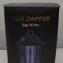 Bug Zapper Outdoor, Mosquito Zapper, Electric Fly Zapper, Mosquito Killer, Fly Traps, 3 Prong Plug, Flying Insects Zapper Indoor Outdoor 90-130V, 4200V, ABS Plastic Outer (Black)