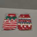 2PCS Puppy Christmas Sweater Cat Turtleneck Knitwear Xmas Elf Outfits Dog Warm Clothes Sweater for Kitties Puppies XS