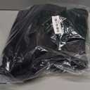 NICETOWN Halloween Pitch Black Solid Thermal Insulated Grommet Blackout Curtains/Drapes for Bedroom Window (2 Panels, 42 inches Wide by 63 inches Long, Black)