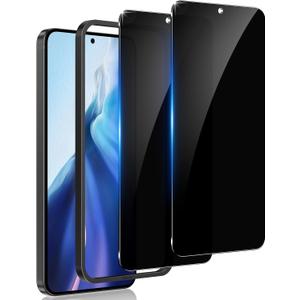 2 Pack for Samsung Galaxy S24 FE Privacy Screen Protector Tempered Glass, Anti-Spy, Full Coverage, S24 FE Accessories, Case Friendly, Easy Installation