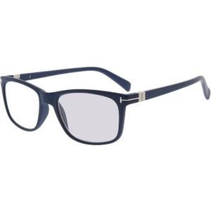 Eyekepper Transition Reading Glasses Photochromic Readers Men Women, Magnification Strength: 1.5 Diopters (Blue)