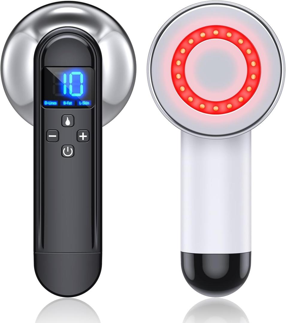 Body Sculpting Machine - Professional Handheld Cordless Cellulite Massager - Suitable for Belly, Neck, Legs, Hip, Arms (Black)