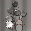 ZukoCert 24 Pcs 70mm Regular Mouth Canning Jar Lids, Leak-Proof Airtight Split-Type Metal Lids for Ball & Kerr Jars, Home Canning & Preservation