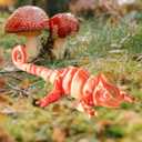 3D Printed Articulated Chameleon Fidget Toy - 12Inch PLA Flexible 3D Lizard Figurine with Movable Joints, Stress Relief Desk Decor & Unique Gift for Reptile Lovers & Adults