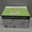 URSOLA Wall Sconce LED Wall Lamp with Oval Linear Sleek Lampshade 110 Volt Hardwired Wall Light 4000K Sconces Wall Lighting (Gold)