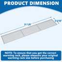 Warming Rack for Blaze 32 Inch 4 Burner Gas Grills, Grill Top Rack Warm Grate Shelf Accessory for BLZ-4 BLZ-4LTE2 BLZ-4LTE2-NG BLZ-4LTE2-LP, Blaze Premium BLZ-4LTE3-NG BLZ-4LTE3-LP, BLZ-32-033