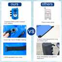 Pool Ladder Weights 30L Universal Large Pool Step Weights Sand Bag Waterproof 500D PVC Swimming Pool Weights for Above Ground and Inside Pool with Nylon Handle (Blue, 30L)