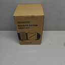 Dryer Duct Lint Trap, Indoor Dryer Vent Kit with 4inch 8FT Dryer Vent Hose, 2 Clamps, 2 Stainless Steel Mesh, Secondary Lint Trap for Electric Clothes Dryers - Dryer Lint Catcher (Metal)