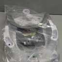 Baby Bath seat for Babies 6 Months & up, 360 Stable Toddler Bath Chair with one-Touch Button, Back Hollow Design, Water Temperature Card & 4 Suction Cups for Safety (Gray)