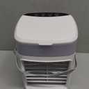 Rechargeable Portable Air Conditioner, 2200mAh 3 Powerful Speeds Mini Air Conditioner, Large Water Tank Evaporative Air Cooler, Personal Space Cooler Humidifier, Small Portable AC Fan for Home