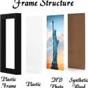 OMAIGAR 20x24 Picture Frame for 20by24 Poster Photo Canvas Certificate Black High Transparent Photo Frame Wall Desktop Horizontal Vertical 20 x 24