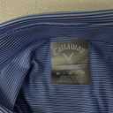 Callaway Men's Pro Spin Fine Line Short Sleeve Golf Shirt, Blue, Size: Medium