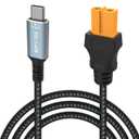 140W USB C to XT60 Fast Charging Power Cord, SC100 Protocol XT60 Female to Type-C Male Fast Charging up to 140W Cable for RC Lipo Battery Quadcopter Multicopter Aeromodelling 6.6FT