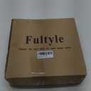 Round Side Table, Small Drink Table for Small Spaces, Modern Accent Nightstand with Solid Wood Leg for Living Room, Bedroom, Corners, and Office (Rustic Brown)