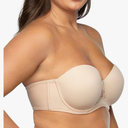 Vanity Fair Women's Beauty Back Smoothing Strapless Bra, 4-Way Stretch Fabric, Lightly Lined Cups Up to H 34D