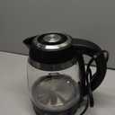 Chefman Electric Kettle, 1.8L 1500W, Hot Water Boiler, Removable Lid for Easy Cleaning, Auto Shut Off, Boil-Dry Protection, Stainless Steel Filter, BPA Free, Borosilicate Glass Electric Tea Kettle (Black)