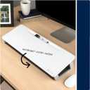 Quartet Dry Erase White Board, Magnetic Desktop Computer Pad for Notetaking, 21" x 7-3/4 Whiteboard, 1 Dry Erase Marker and Keyboard Pad, White Surface (Q090F01-R)