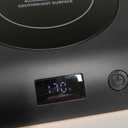 Gaiatop Coffee Mug Warmer, 3 Temperature Settings, 2-10H Auto Shut Off and Warm Strip Indicator Lights, 50W Smart Cup Warmers Fast Heating Plate for Tea Milk Cocoa Candle, Stocking Stuffers, Black