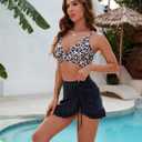 Blooming Jelly Women's High Waisted Bikini Sets Tummy Control Bathing Suit Two Piece Swim Suit 2026 Retro Swimsuit, XL