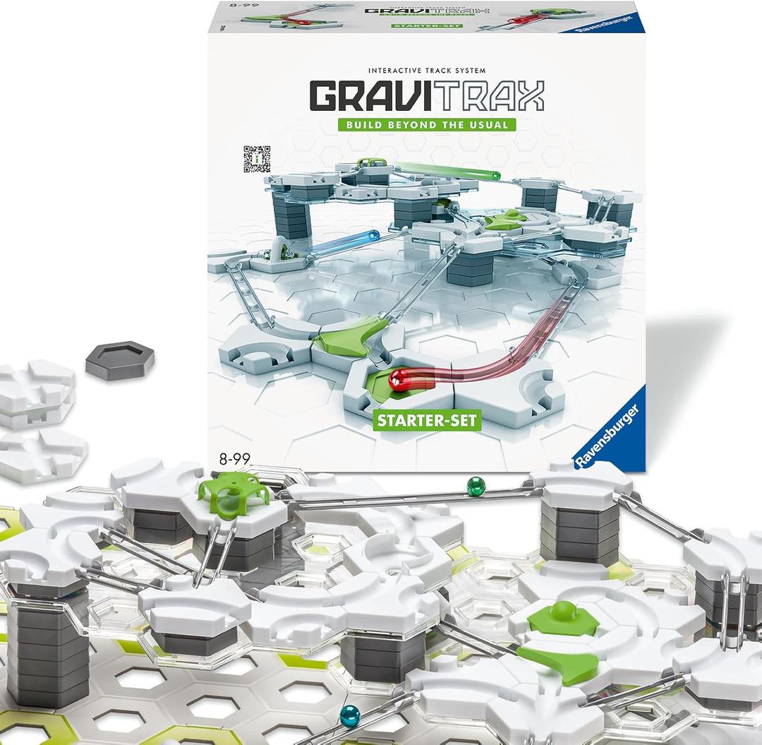 Ravensburger GraviTrax Starter Set - Gravity & Magnetic Marble Game - Challenging STEM Toy for Kids - Brain-Building, Educational Gift - Engages Critical Thinking & Problem Solving - Ages 8+