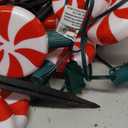 Ultimate Unicorn Christmas Lollipop Pathway Lights for Garden Christmas Decoration Red, 10 LED Peppermint String Lights with Stakes for Outdoor Sidewalk Pathway Rooftop Lawn Garden