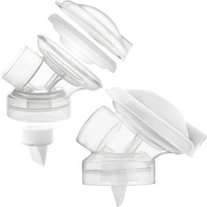 Nenesupply Connectors Compatible with Medela Personal Fit Flex Connector. Work with Pump in Style Maxflow Freestyle Flex Swing Maxi Breastpumps Not Original Medela Pump Parts. Incl. Membrane and Valve