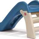 Step2 Play & Fold Junior Slide, Kids Indoor/Outdoor Play Slide, Backyard Playground Set, Easy Grip, Wide Ladder, Outside Jungle Gym, For Toddlers 1.5-4 Years Old, 5 Ft Or Less