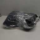 Smiry Luxury Chenille Bathroom Rugs 45x27, Extra Soft and Absorbent Shaggy Bath Mat, Machine Washable, Non-Slip Plush Carpet Runner for Tub, Shower, and Floor, Home Decor Accessories, Black