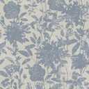Tempaper Sea Blue Silhouette Floral Removable Peel and Stick Wallpaper, 20.5 in x 18 ft, Made in The USA