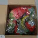 50 Pieces Fake Fruit Artificial Plastic Fruit, Fake Strawberries Cherries Mulberries Watermelon Slices Blueberries Lemon Slices for Home Kitchen Decoration Photography Prop Party Plastic Cake Crafts