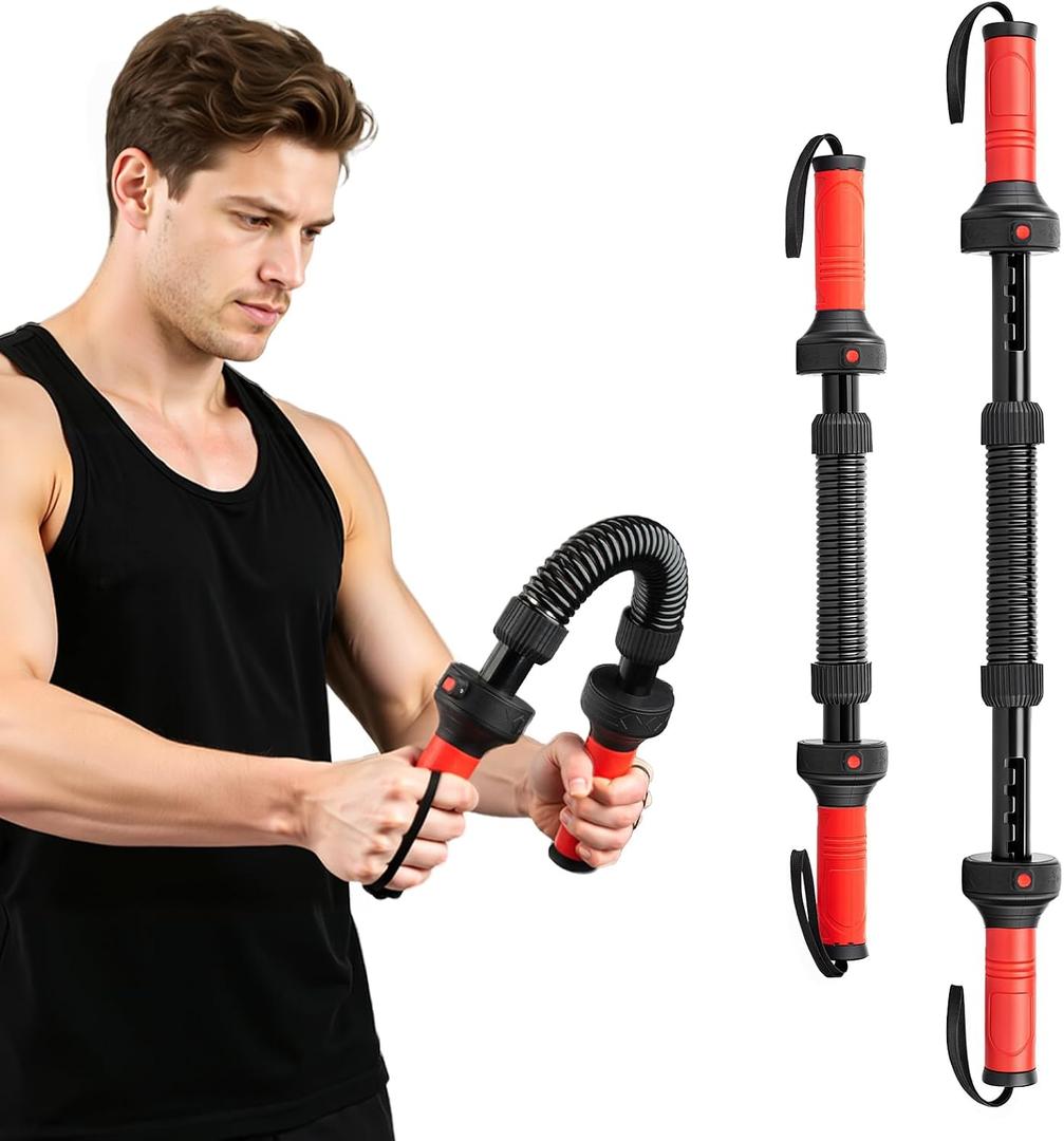 Adjustable Power Twister Arm Trainer - Chest Workout Equipment for Upper Body Strength Training - 44-88lbs Adjustable Chest Clip Muscle for Home Gym