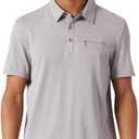 DKNY Mens Polo Shirts - Short Sleeve Quick Dri Fit Golf Polo Shirts for Mens | Performance Men's Polo Shirts with Pocket (Medium)