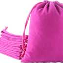 Sansam Large Velvet Drawstring Gift Bag  10pcs Jewelry & Accessory Pouch for Bracelets, Necklaces & Gifts, Tarot Rune Bags, Purse Storage Bags, Rose (8x10 Inch (Pack of 10))