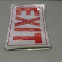 4 x EXIT Sign Stickers, 5-Pack 107 Inch, High-Visibility Red & White Self-Adhesive Vinyl Emergency Exit Decals, Waterproof, UV-Resistant for Home, Business or Office Doors, Window & Walls