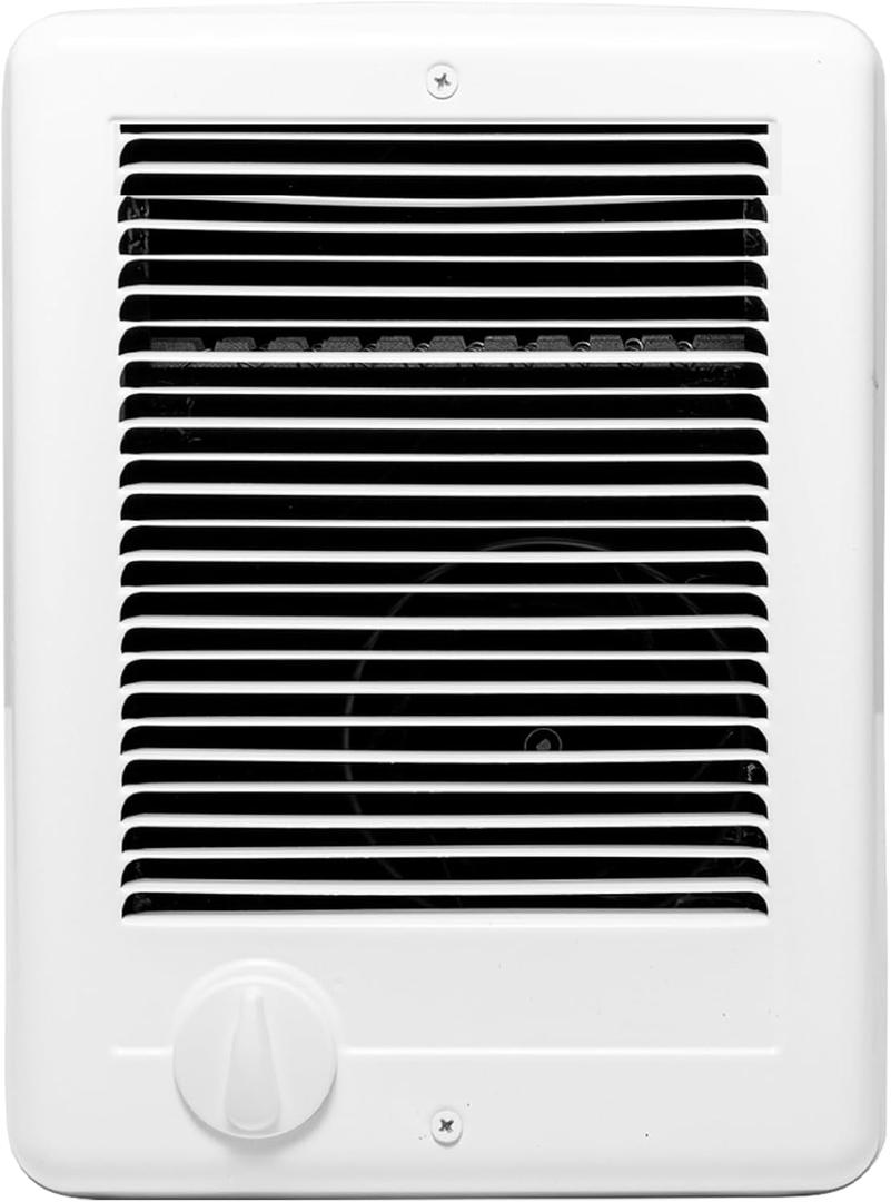 Com-Pak Electric Wall Heater with Built-in Thermostat (Model: CSC101W, Part: 67549), 3412 BTU, 120 Volt, 1000 Watt, White