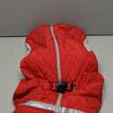 Lelepet Dog Coat Warm Dog Winter Coat Waterproof Dogs Jacket with Harness Built in Reflective Pet Fleece Vest Zip-Up Cold Weather Coats for Large Dogs Turtleneck & Windproof Coats Pitbull Red 2XL