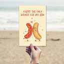 10 x Funny Valentines Day Card Gifts for Him Boyfriend Husband, Anniversary or Valentines Day Card Gift for Men Partner, You're The Only