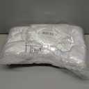 Large Satin Bow Decor with 50 Pack Chair Sashes - Perfect for Birthday, Wedding, Parties & Baby Shower | 24x36 Inch Giant Bows for Room Decor | Wide Fabric Ribbons for Banquet Chairs (White)