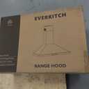 EVERKITCH 30inch Wall Mount Range Hood, 900CFM Stainless Steel Kitchen Hood